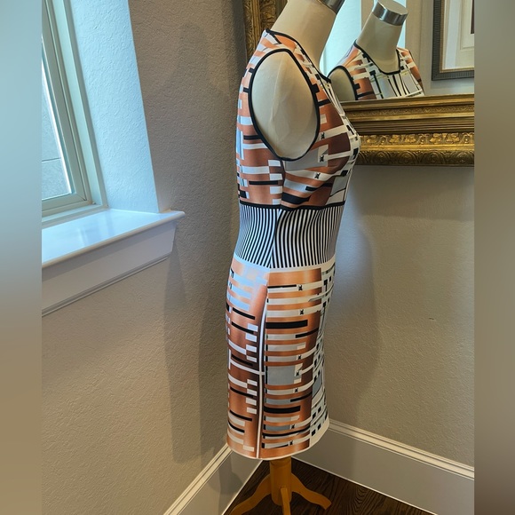 Clover Canyon Neoprene Digital Print Sheath Dress Medium Excellent Condition - Picture 7 of 15
